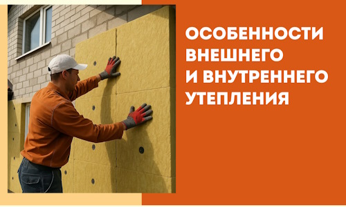 Какие особенности внешнего и внутреннего утепления в Череповце