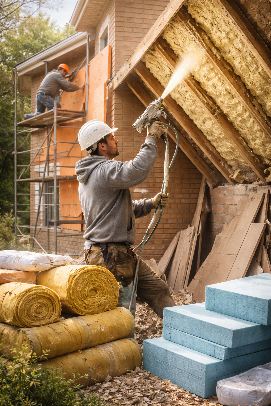 Утепление домов в Череповце под ключ от 4293 руб/м2 | Профессионально — ТепломастерЧрп