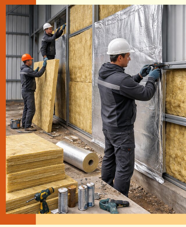 Утепление металлического ангара профессионально в Череповце