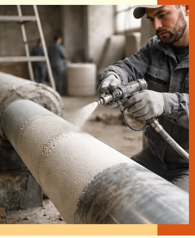 Утепление труб жидкой теплоизоляцией в Череповце от 7666 руб. под ключ | ТепломастерЧрп