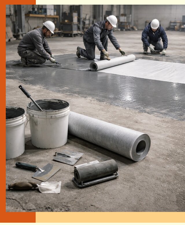 Гидроизоляция промышленного пола в Череповце — защита и долговечность